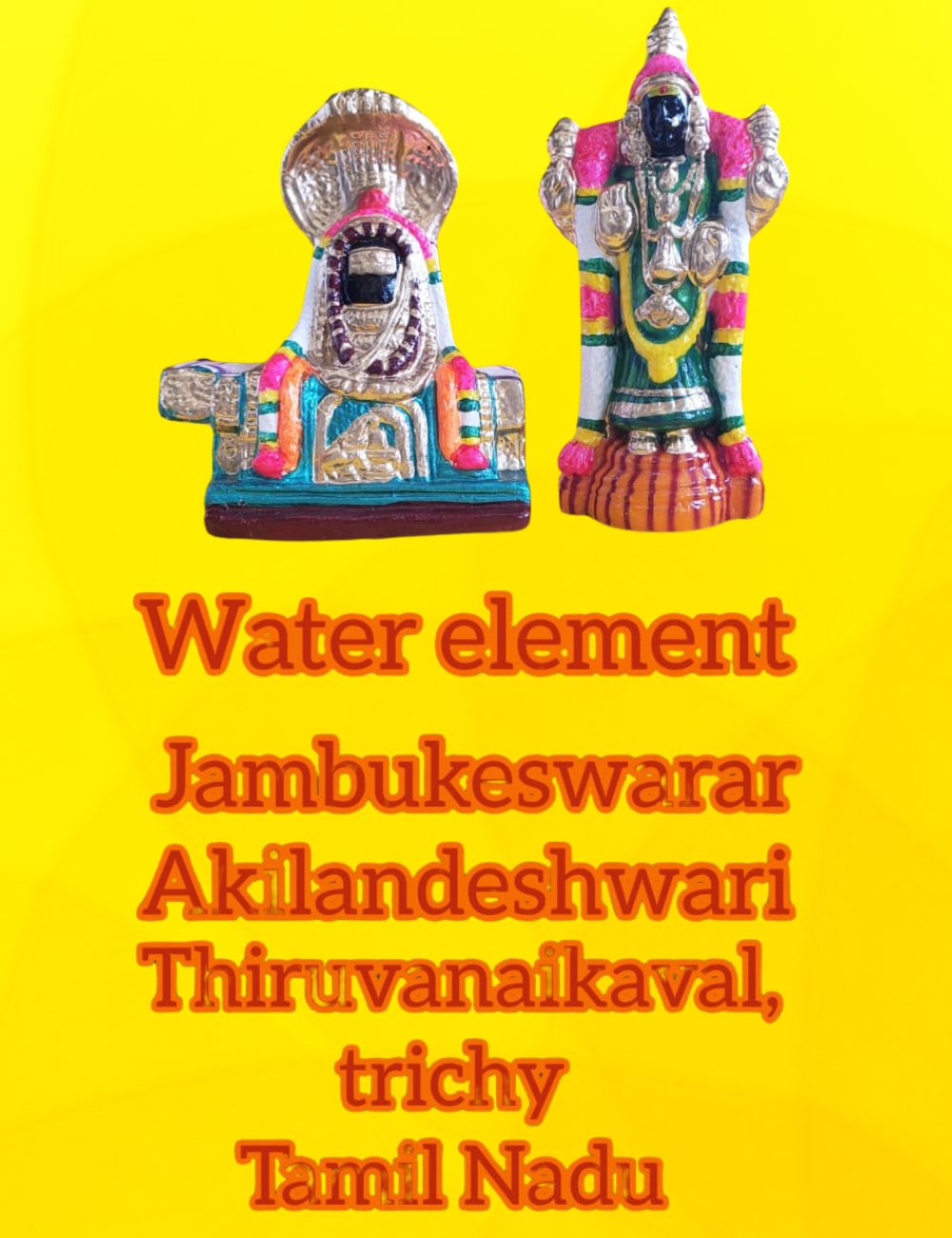 Pancha Bootha Sthalam Clay Golu Set Bommai 10"