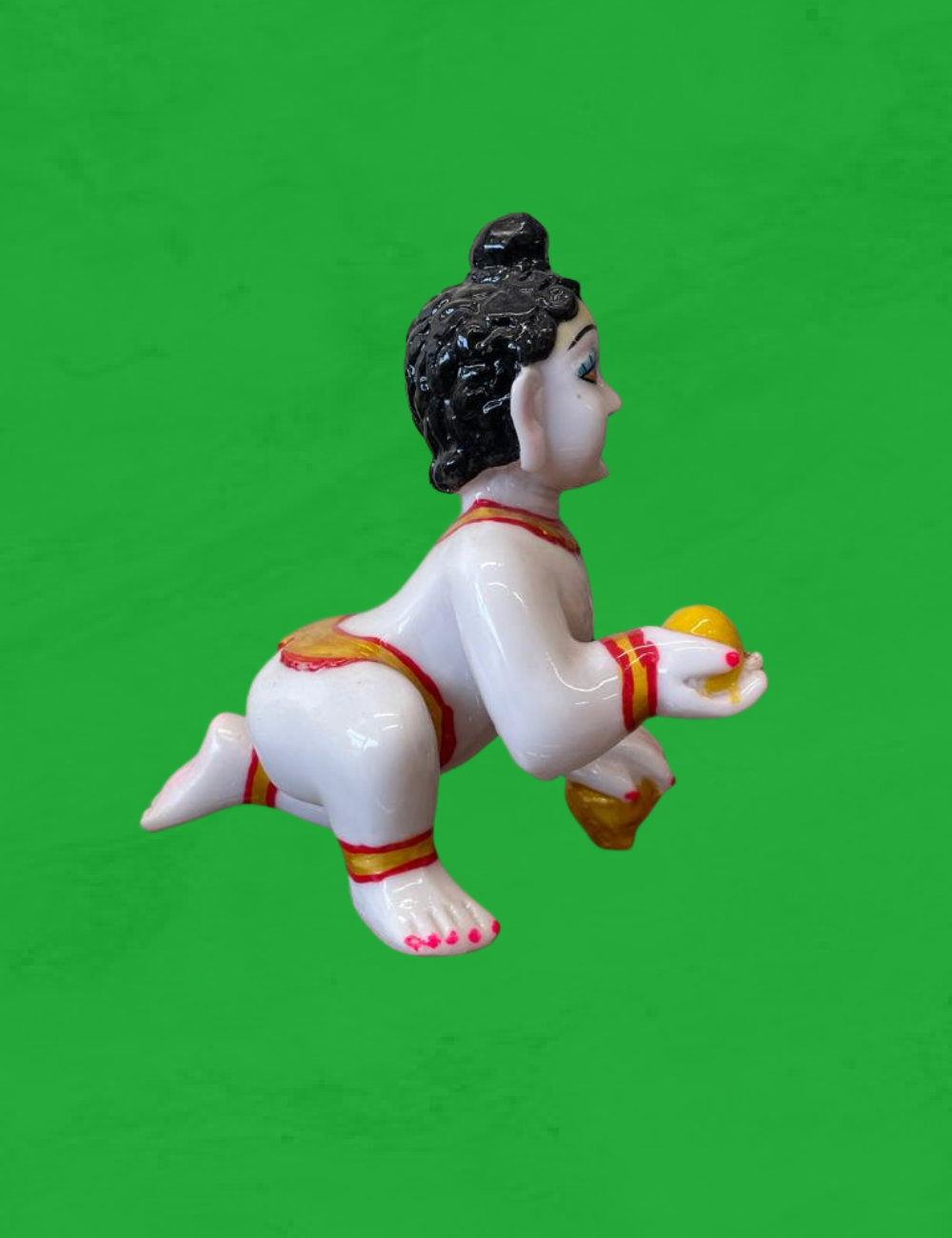 Crawling Krishna Marble Dust Size-6"