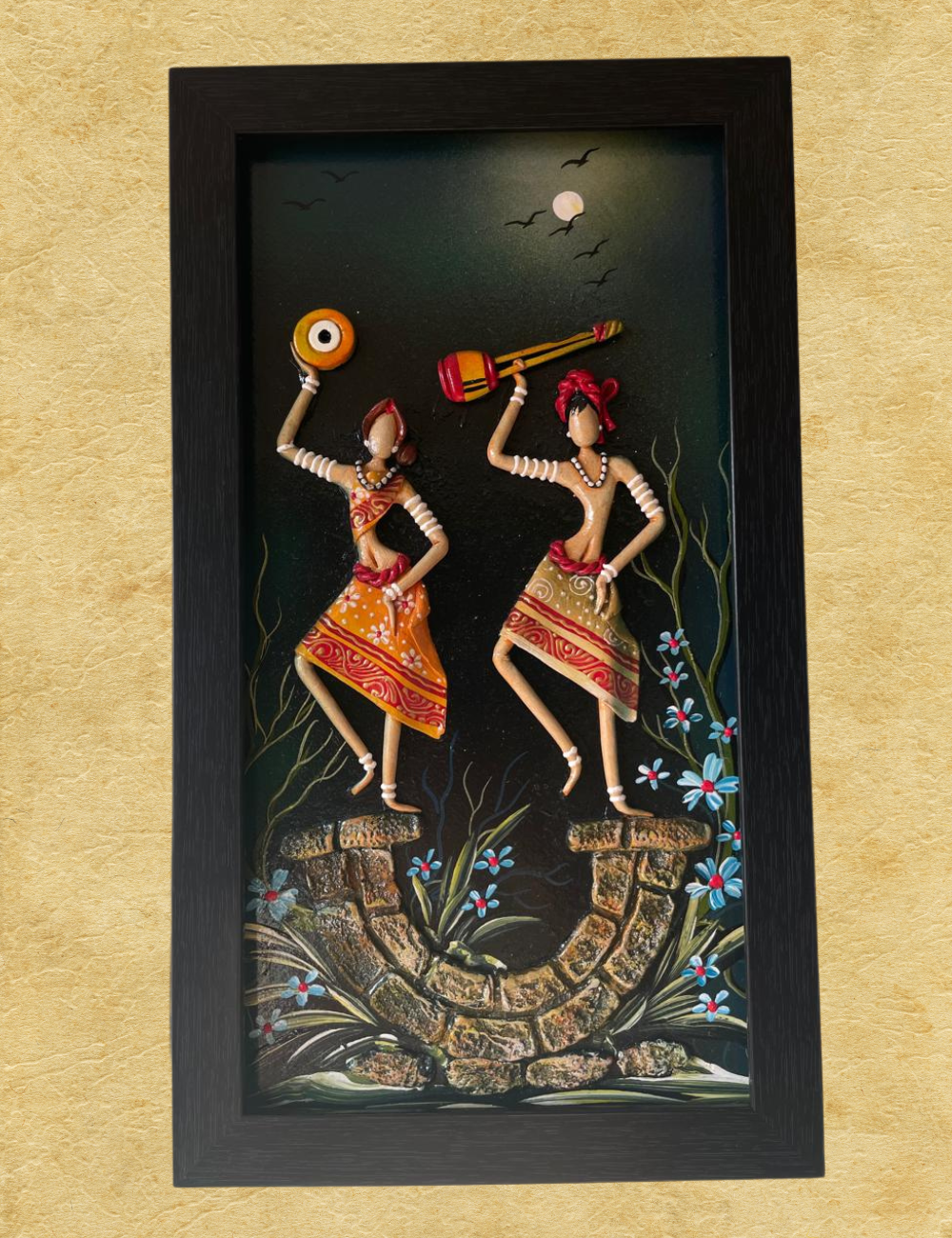 A Melodic Moment 3D Wall Mural Painting