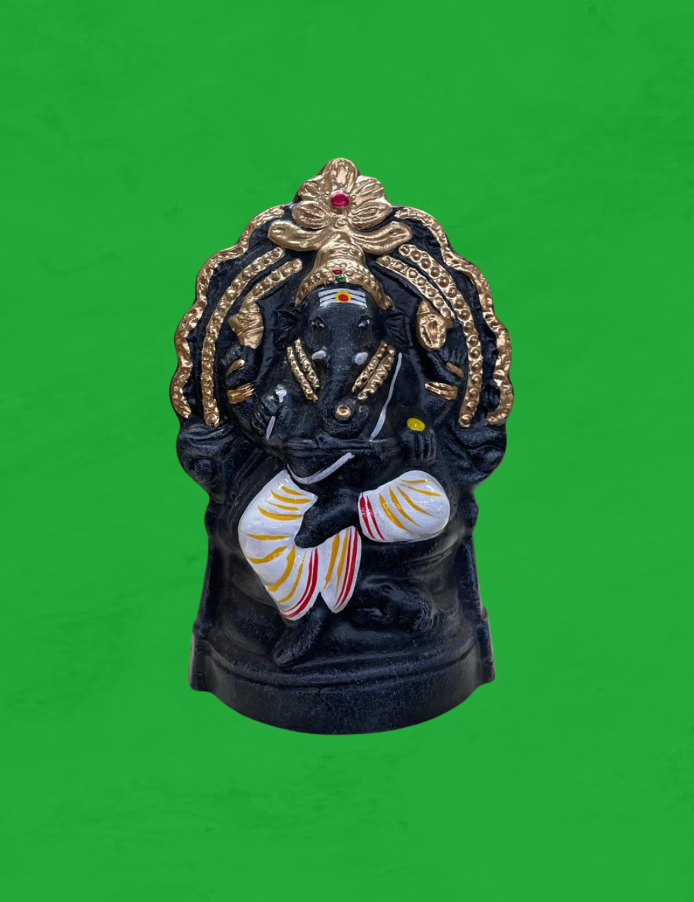 Vinayagar Clay Single Golu Bommai 7"