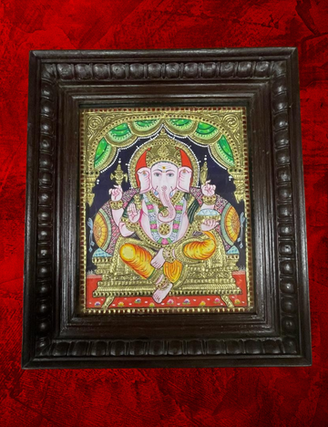 15" Vinayagar Tanjore Painting