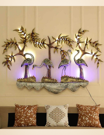 Flamboyance LED Metal Panel Wall Decor 40*30 inches