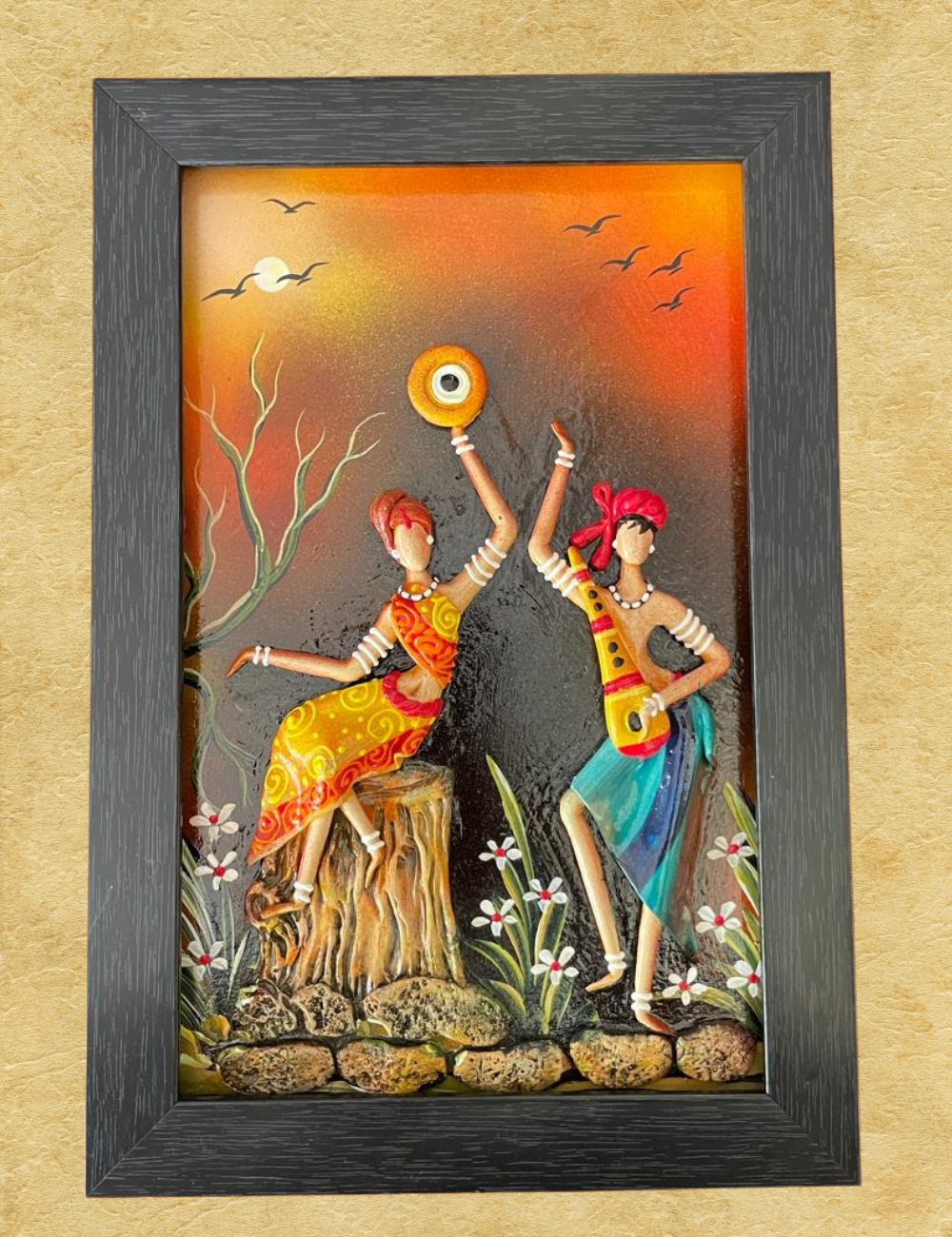 Golden Hours 3D Wall Mural Painting