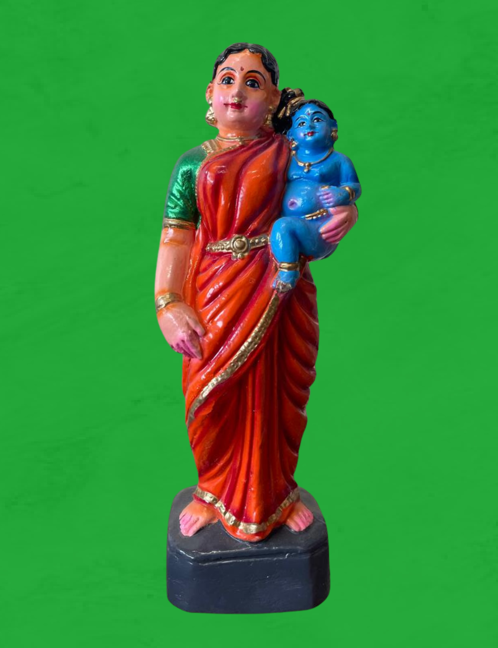 Yasodha Krishnan Clay Single Golu Bommai 10"