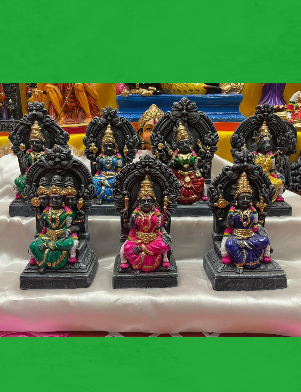 Sapta Matha Clay Golu Bommai Set 10"