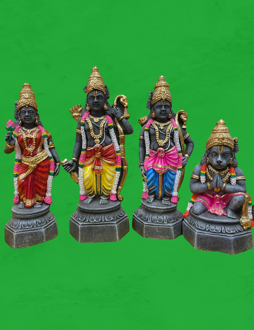 Ramar Set Clay Set Golu Bommai 15"