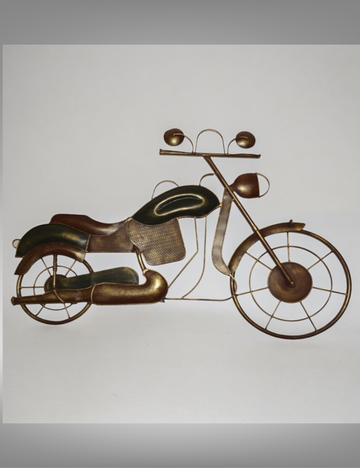 Brown Bike Metal Wall Decor 48*25 inches