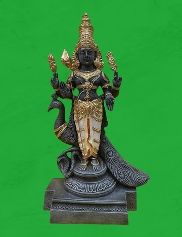 Murugar Clay Single Golu Bommai 15"