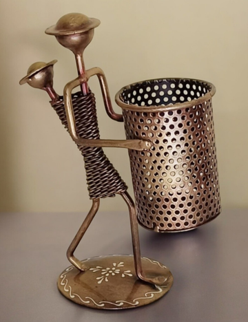 Copper Finish Metal Penstand 8 inches