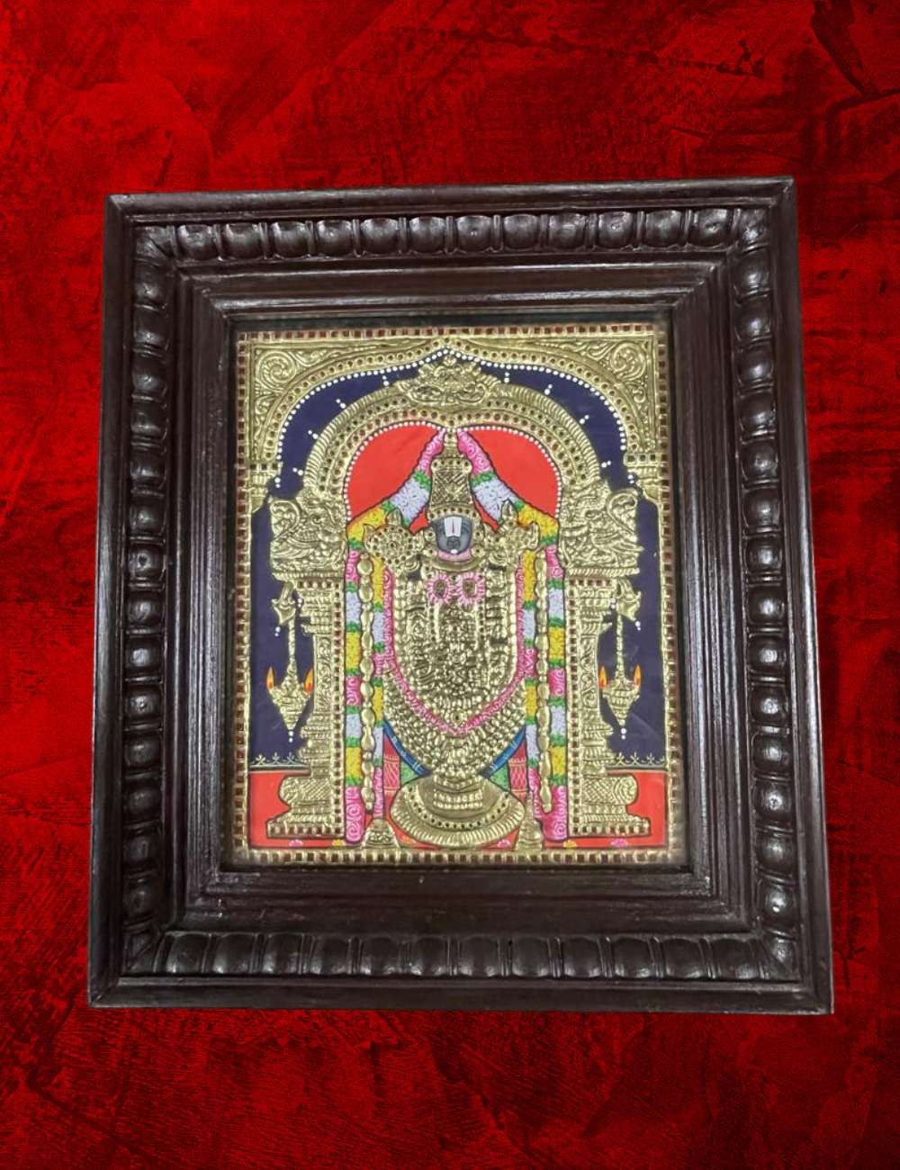 15" Balaji Tanjore Painting