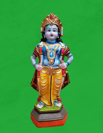 Standing Krishna Clay Single Golu Bommai 20"