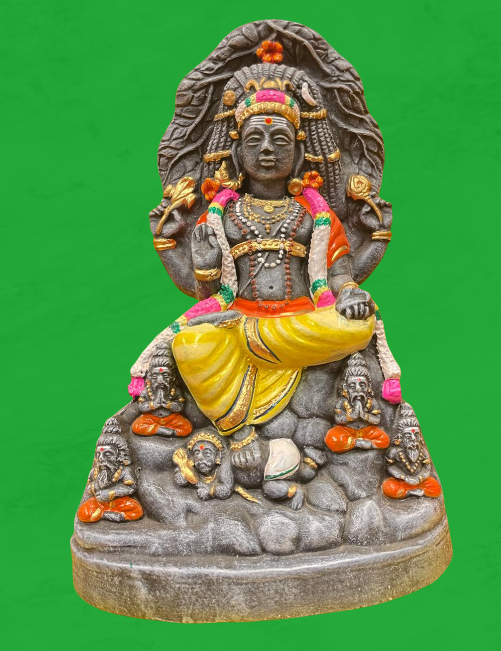 Dakshinamurthy Clay Single Golu Bommai 13"