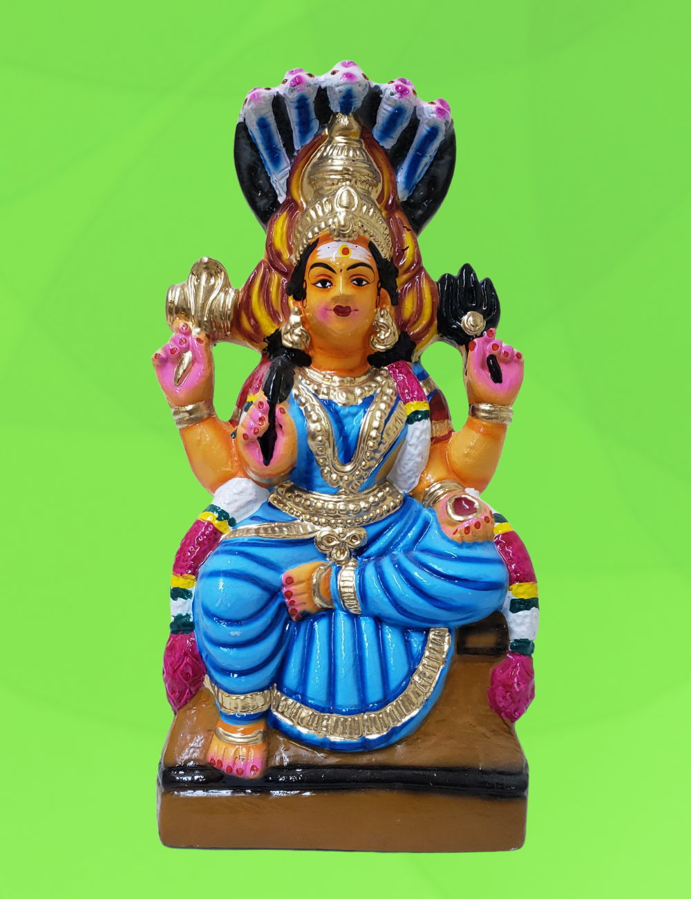 Mariamman Clay Single Golu Bommai 14"