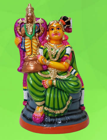 Andal Perumal Clay Single Golu Bommai 16"