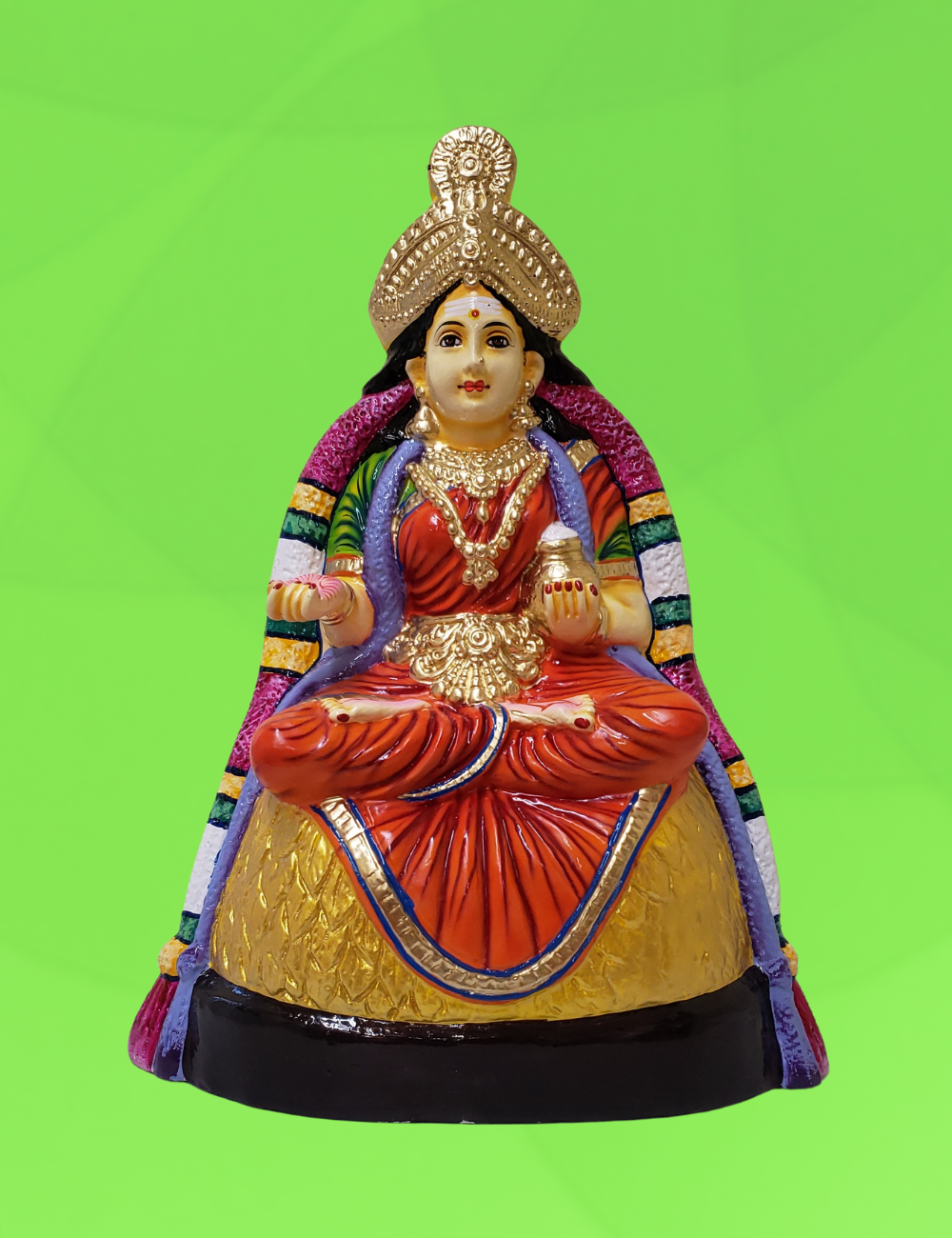 Annapoorni Paper Mache Single Golu Bommai 18"