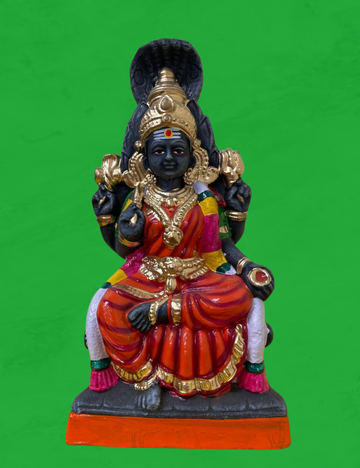 Maeriamman Clay Single Golu Bommai 10"