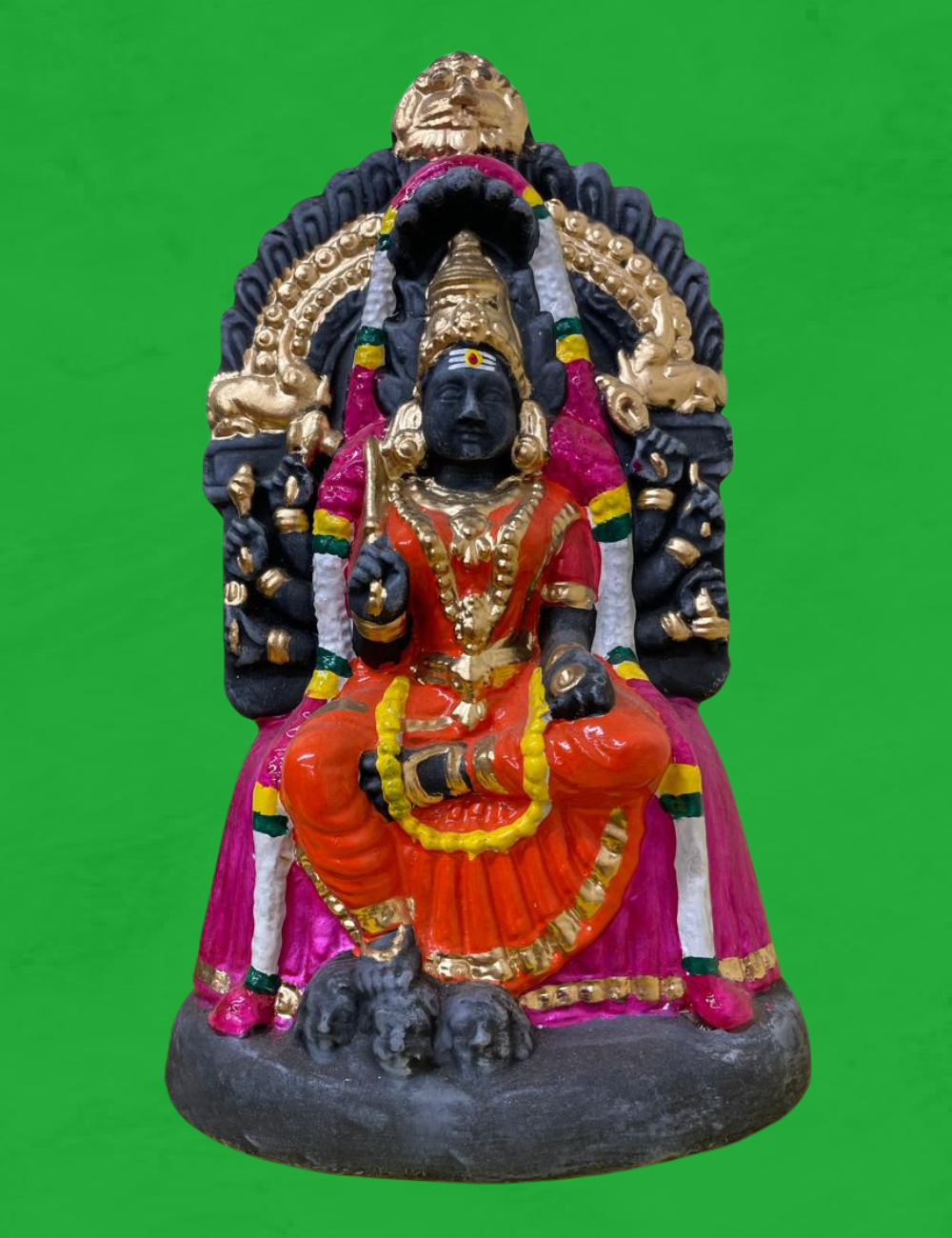 Mariamman Clay Single Golu Bommai 12"