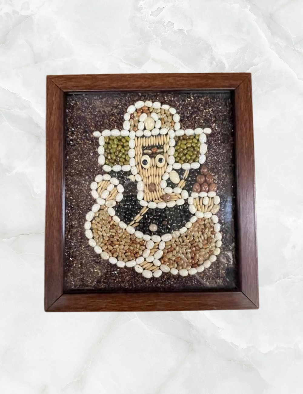 8" Navadhaniya Vinayagar Frame