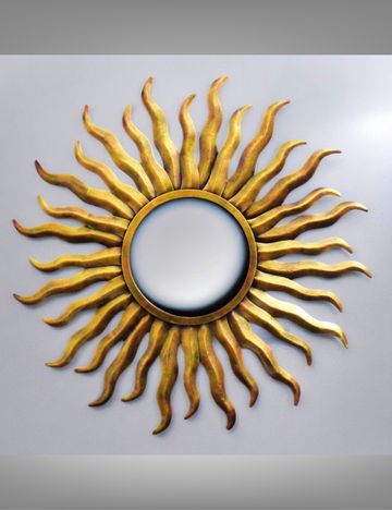 Sun Mirror Metal Wall Decor 36*36 inches
