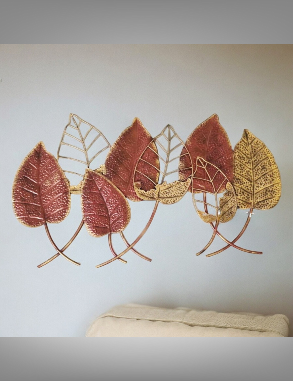 Autumn Leaves Metal Wall Decor 44*24 inches