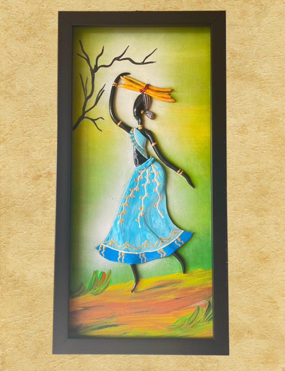 Rustic Routine 3D Wall Mural Painting