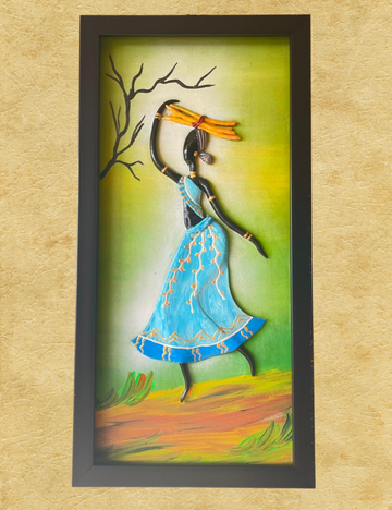 Rustic Routine 3D Wall Mural Painting