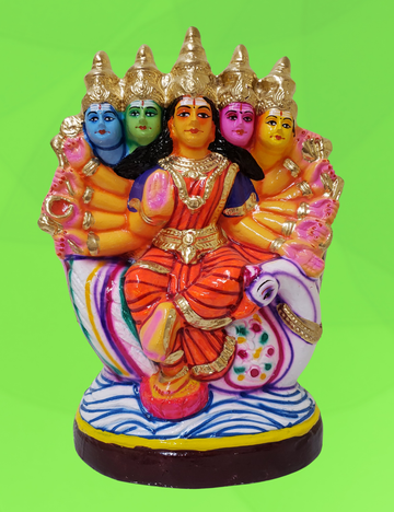 Gayathri Devi Paper mache Single Golu Bommai 14"