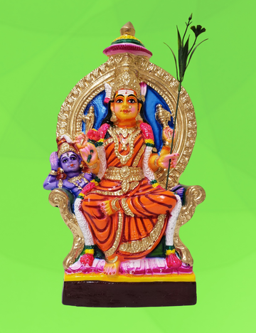 Lalitha Ambigai Paper mache Single Golu Bommai 15"