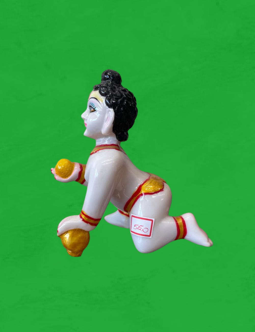 Crawling Krishna Marble Dust Size-6"