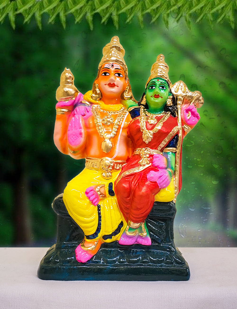 Lakshmi Narayan Clay Single Golu Bommai 10"