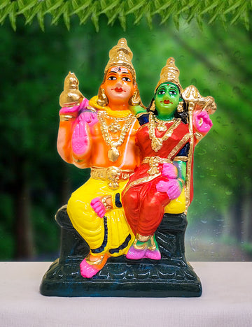 Lakshmi Narayan Clay Single Golu Bommai 10"