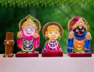 Puri Jagannath Clay Golu Bommai Set