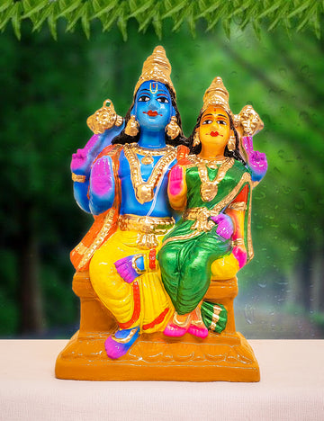 Swarnapureeswarar Clay Single Golu Bommai 10"