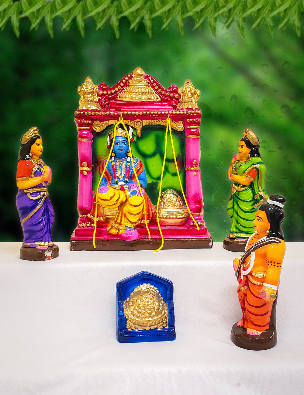 Thula Bharatham Clay Golu Bommai Set